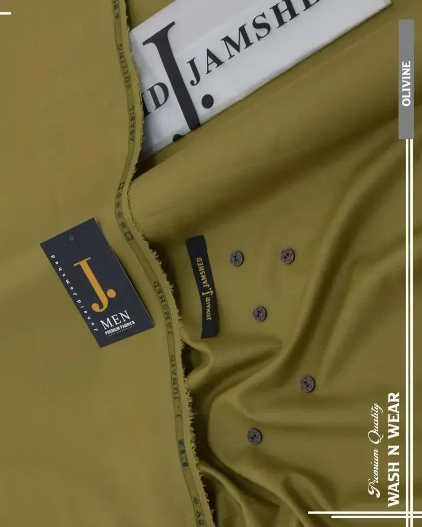 Men's unstitched wash and wear plain suit